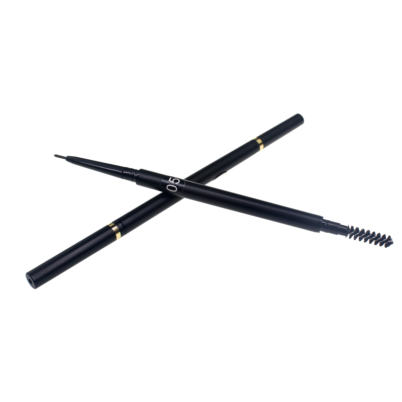 private label eyebrow pencil&brush 2in1