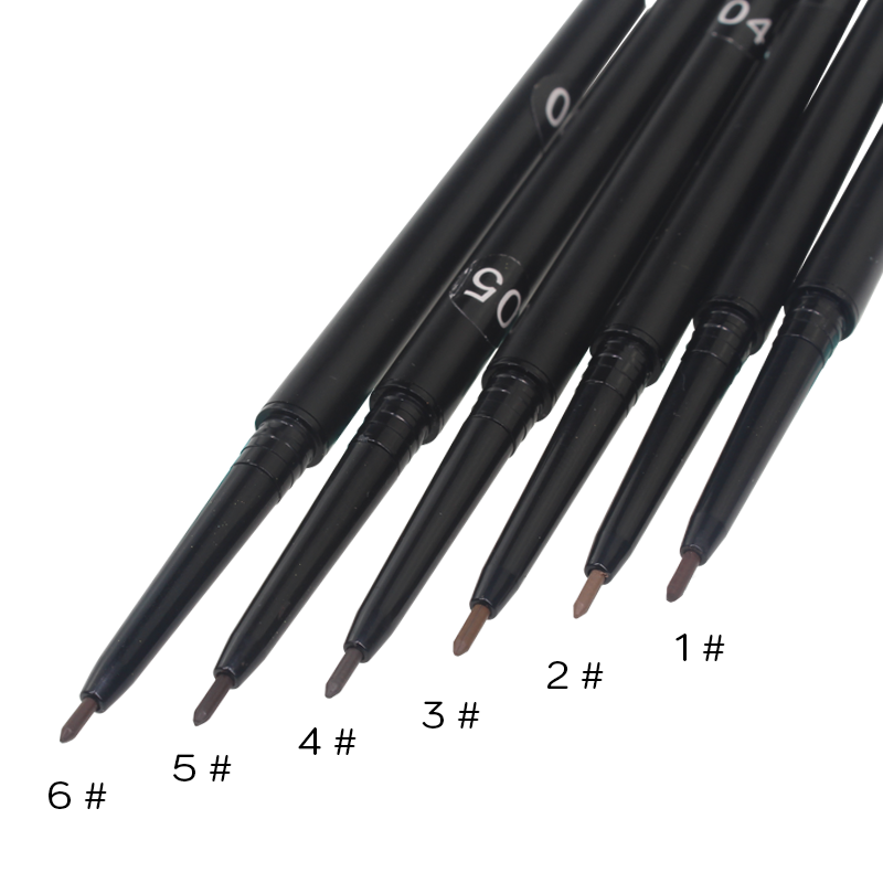 private label eyebrow pencil&brush 2in1