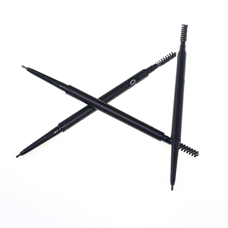 private label eyebrow pencil&brush 2in1