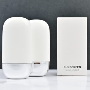 Oem SPF 50 Sunscreen Private Label Custom New Vegan Mineral Sun Block Cream Sunblock Lotion Skincare For Body Facial Protection