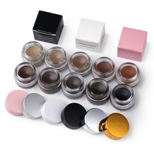 Private Label 10 Colors Vegan Cosmetics Waterproof Smudge Proof Eye Brow Gel Eyebrow Pomade