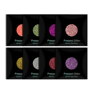 Special design paper packing different colors party dance use waterproof long lasting glitters eyeshadow