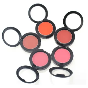 Professional wholesale waterproof makeup single color blusher with blush