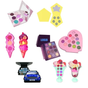 Custom Logo Empty Makeup Cardboard Vegan Eyeshadow Palette Wholesale Pick Your Own Colors Private Label Eyeshadow