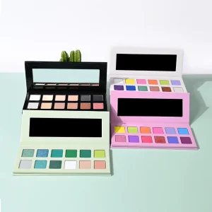 new arrival clear palette eyeshadow private label custom eyeshadow palette high pigment vegan eyeshadow