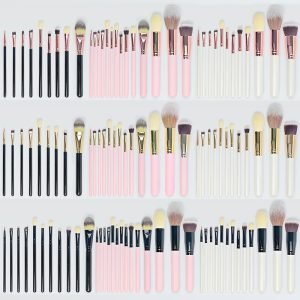 Free combination eye shadow brush flat foundation face powder fan brush concealer lip single private label makeup brush