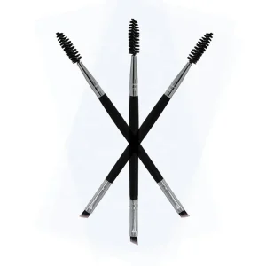 Wholesale double ended custom your own logo single private label eyebrow makeup brush