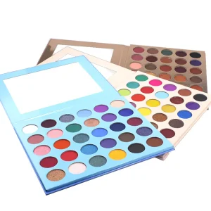 wholesale cosmetics makeup high pigment empty custom private label eyeshadow palette