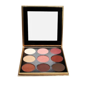 Panni cosmetics 9 color makeup no brand eyeshadow palette with mirror