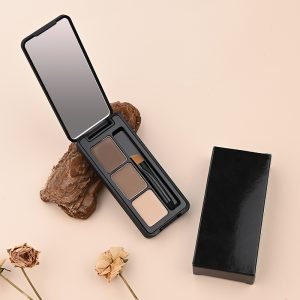 Private label Three-color Eyebrow Powder, Create Natural 3D Eyebrow Makeup