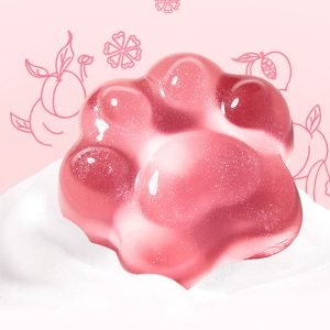 Private Labels Manufacturer Nicotinamide Bouncy Amino Acid Acaricidal Cleansing Bath Handmade Cat's Paw Jelly Soap