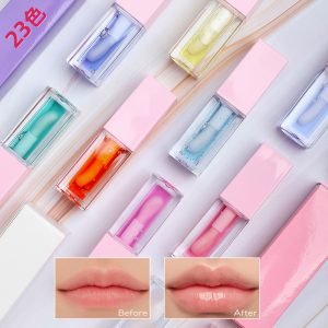 Private Label Glossy Lipgloss Plumping Lip Care Oil Customize Logo Vegan Tint Lip Balm Lip Gloss Plumper