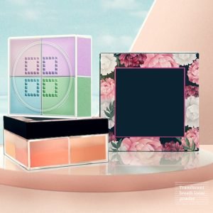 Private label Powder Long-lasting Fineness, Makeup that Endures: Quad Compact Setting Powder, Enhance Makeup Longevity!