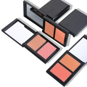 Private label Blush Vibrant Color Palette: Showcase a vibrant and colorful blush effect, illuminating your face!
