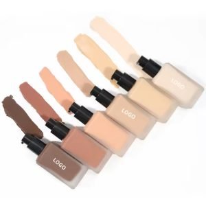 Wholesale Cosmetic private label waterproof matte full coverage lightweight Long Lasting Face Concealer liquid foundation makeup