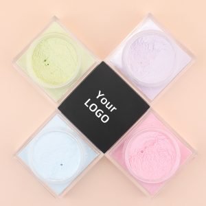 Custom Logo Setting Powder Matte Silky For Face Oil Control Foundation Makeup Loose Powder