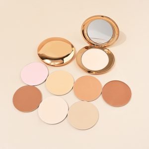 Bronzer Setting Powder Waterproof Compact Oil Control Full Coverage Foundation Matte Pressed Powder