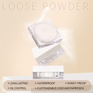 Custom Logo Makeup Face Setting Vendor Vegan Long Lasting Luxury Waterproof Matte Setting Loose Powder