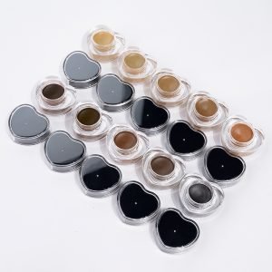 Private label Your own brand heart shape eye brow makeup eyebrow enhancers gel waterproof eyebrow pomade