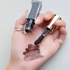 Wholesale Custom Logo Vegan Fruity Flavored Dye Brown Lip Gloss Waterproof Makeup Face Cosmetics Black Lip Tint