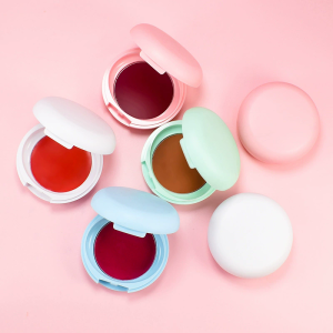 Custom Private Label Makeup Single Blushes Lip Cheek Tint High Pigment Cream Blush Private Label Beauty Makeup Blush