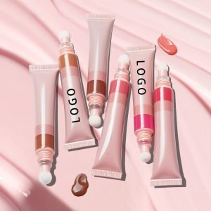 Face Makeup Squeeze Soft Tube for Lipstick Smooth High Pigment Contour Matte Liquid Blush Custom Logo