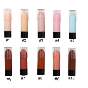 INS Style Contour & Blush Balm Vegan Face Lip Maquillaje Golden Shimmer Creamy Blush Stick