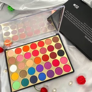 High Quality Fully Pigment Cosmetics 35 Color Neutral Matte Vegan Eye Makeup Luxury Large Palette Glitter Eyeshadow Palletes