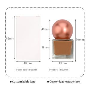 Vegan Foundation Makeup 119 Colors Liquid Foundation SPF 15 Waterproof Matte Custom Logo