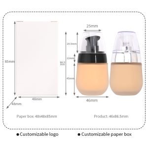 SPF 15 Waterproof Matte Vegan Liquid Foundation Private Label Foundation Makeup