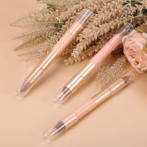 Custom Logo Double-ended Highlighter Pencil Vegan Waterproof Eyebrow Highlighter Concealer Pen
