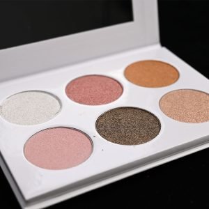 Highlighter Palette 6 Colors Face Shimmer Powder Makeup Powder Custom logo Highlight Bronzer