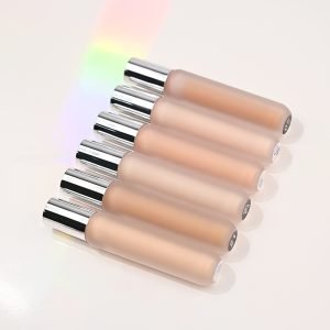 Liquid Concealer Flawless Makeup Full Coverage Silver Frosted Tube Cruelty Free Vegan Concealer Cream