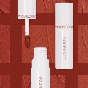 Private Label High Pigmented Long Lasting Nude Lipstick Waterproof Velvet Lipstick with Lightweight Lip Mud Texture