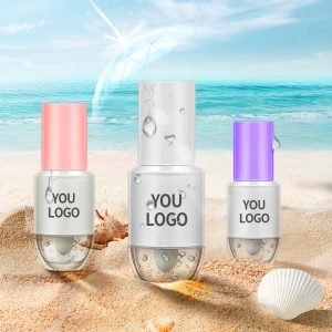 Custom SPF Wholesale Lip Plumper Gloss Oil Private Label Sun Protection Lip Care Colorful Tint Clear Vegan Suncream Lip Oil