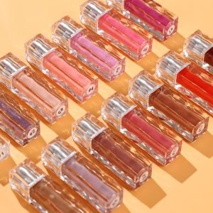 Lipgloss Makeup Wholesale Vendors Cosmetics Lipgloss Private Label Custom Logo Clear Lip Gloss Vegan Waterproof Lip Gloss