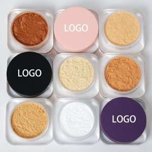 9 Colors Face Loose Powder with Powder Private Label Makeup High Quality Setting Loose Powder