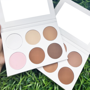 Flawless Makeup Palette Contour DIY 6 Color Compact Powder Private Label Bronzer