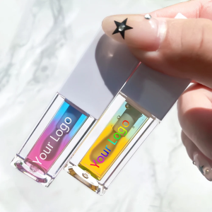 Lip Plumping Oil New Upgrade Two-tone Plant-based Fruit Lip Balm Lip Gloss