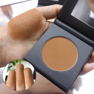 Custom Logo Compact Bronzer Waterproof 23 Colors Single Contour Pressed Powder