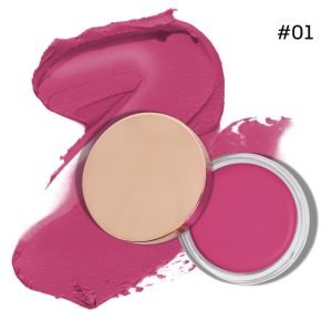 Private Label 14 Colors Longlasting Waterproof Blush Vegan Lip Cheek Eye Creamy Blusher Palette Highlighter Makeup Cream Blush