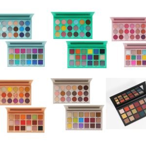 Private Label Matte Shimmer Duochrome Glitter Eye Shadow Make Your Own Design 18 Colors Makeup DIY Eyeshadow Palette