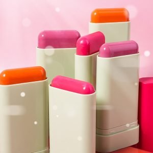 Custom logo Face Cosmetics Contour Blusher Waterproof Long Lasting Silky Private Label Creamy Lip Eye Cheek Tint Blush Stick