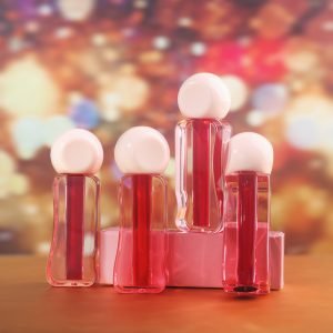 Hot Selling Cute Fruit Lip Tint Private Label Natural Pink Lip Oil Tint Color Changing Lip Gloss Waterproof