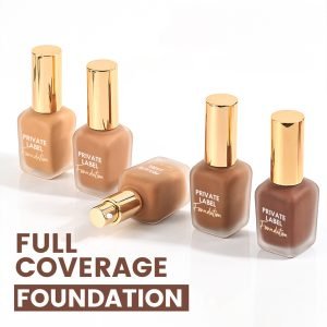 Full Coverage Matte Foundation Cream Your Logo Waterproof Flawless Makeup Foundation