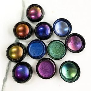 Wholesale Private Label Single Chameleon Pressed Glitter Eyeshadow Vegan Nude Shimmer Pigmented Eye Shadow