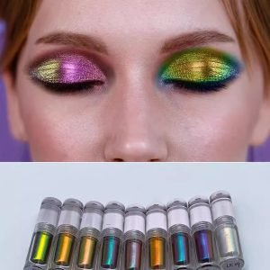 High Quality Duochrome Multichrome Eyeshadow Glitter Liquid Eyeshadow Pigment Cosmetic Waterproof Private Label